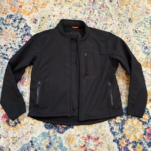 REAX Traveler Windproof Softshell Motorcycle Jacket black womens 2XL